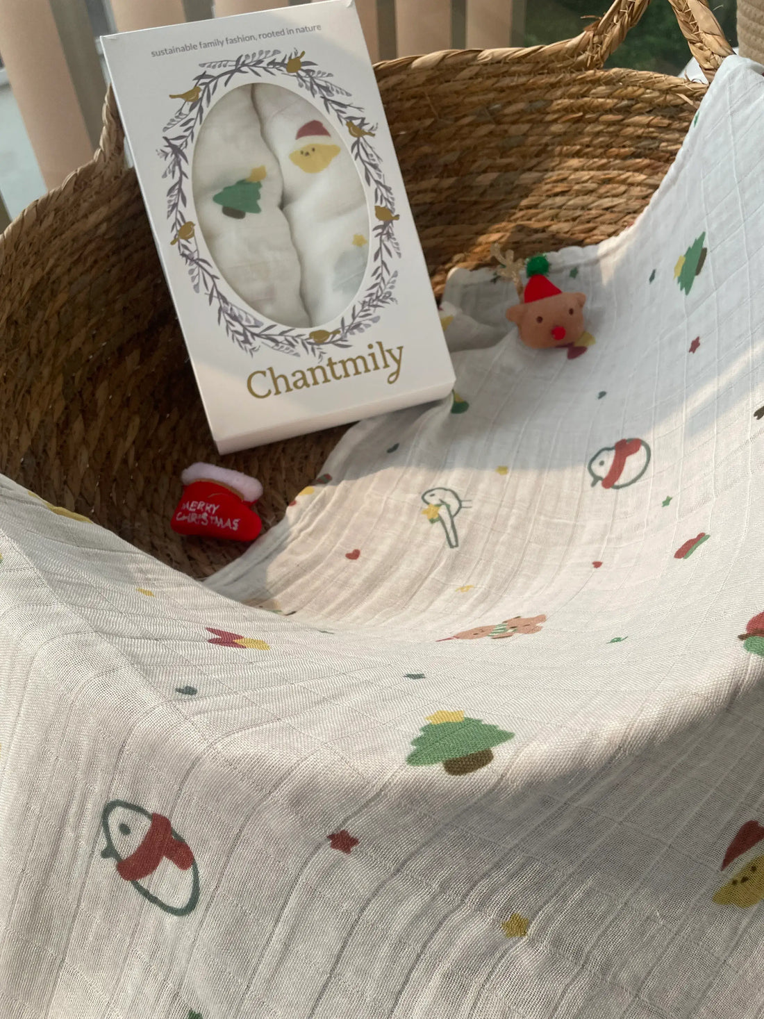 Christmas Bamboo Cotton Wrap Bundle