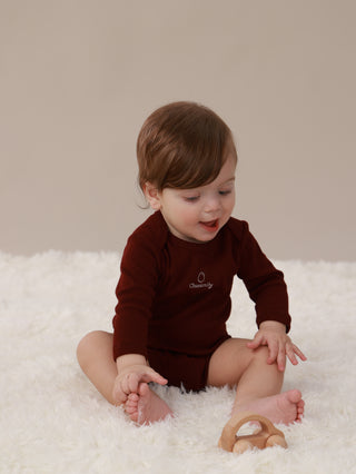 Pointelle Chantie Birdie Long Sleeve Bodysuit