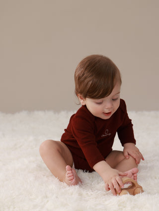 Pointelle Chantie Birdie Long Sleeve Bodysuit