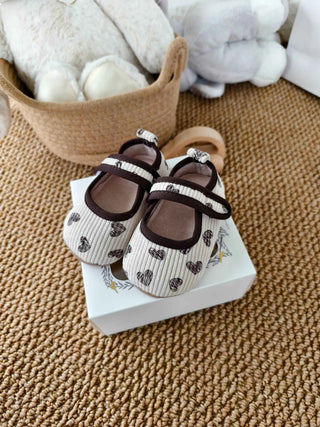 Hook and Loop Love-heart Pre-walker Sandal