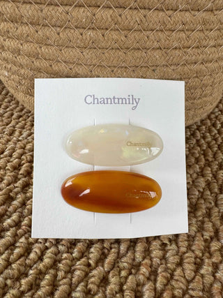 2 Pack Signature Oval Hair Clips