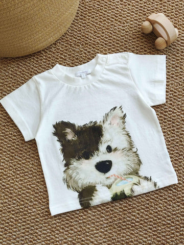 Dog Pattern T-shirt