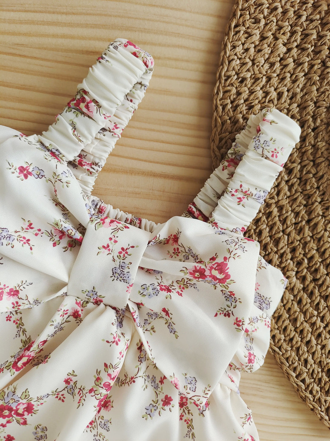 Holiday Floral Bubble Top