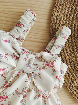 Holiday Floral Bubble Top