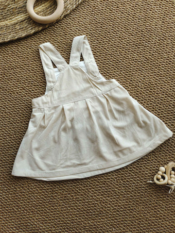 Cotton Cream Pinafore