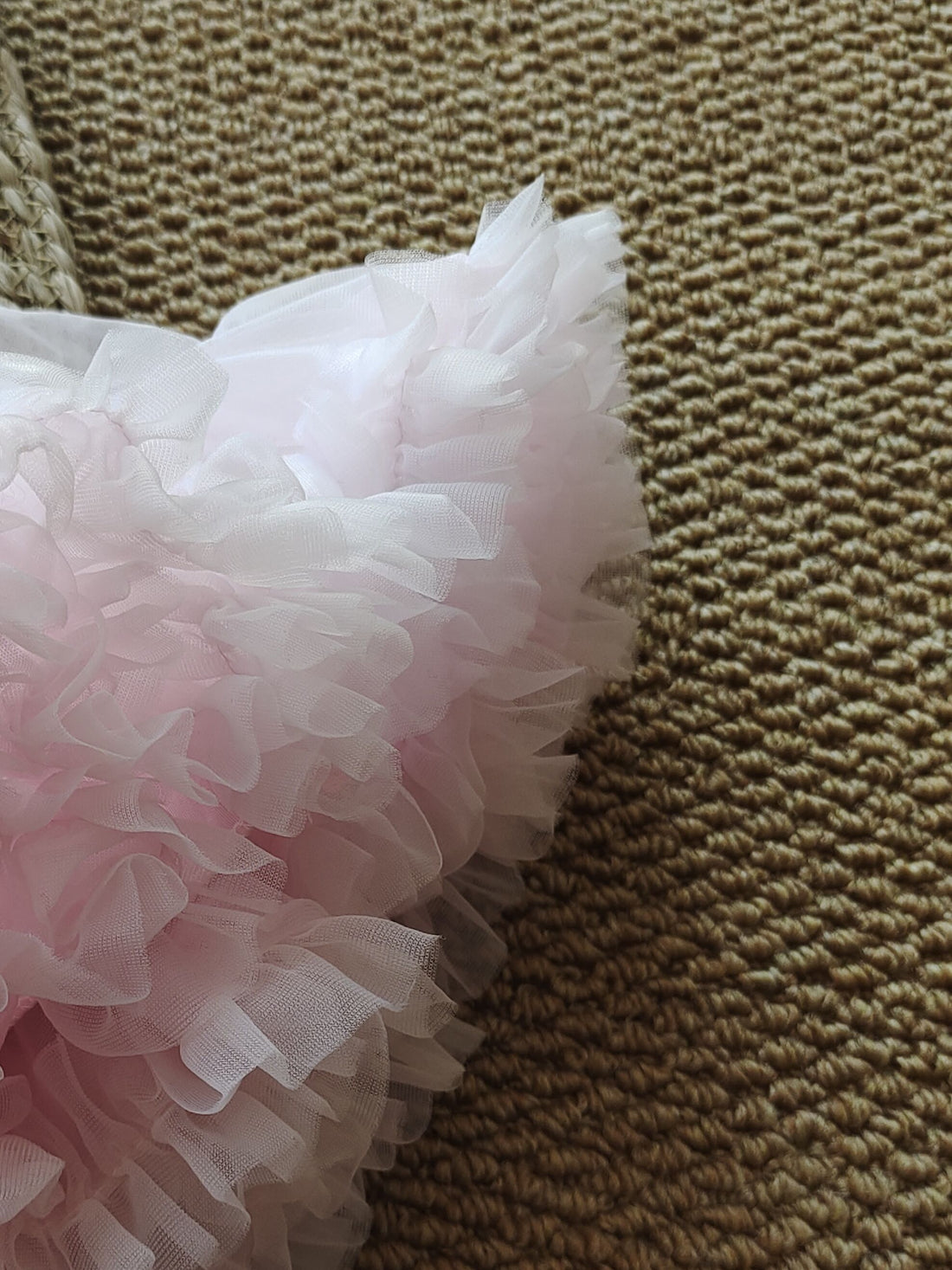 Bubble Tulle Skirt in Pastel Pink