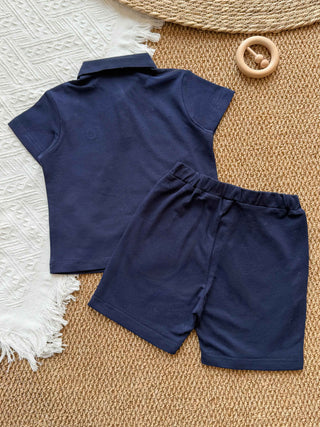 Signature Polo Shirt in Royal Blue