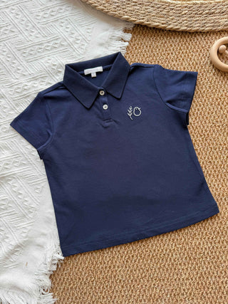 Signature Polo Shirt in Royal Blue - Chantmily