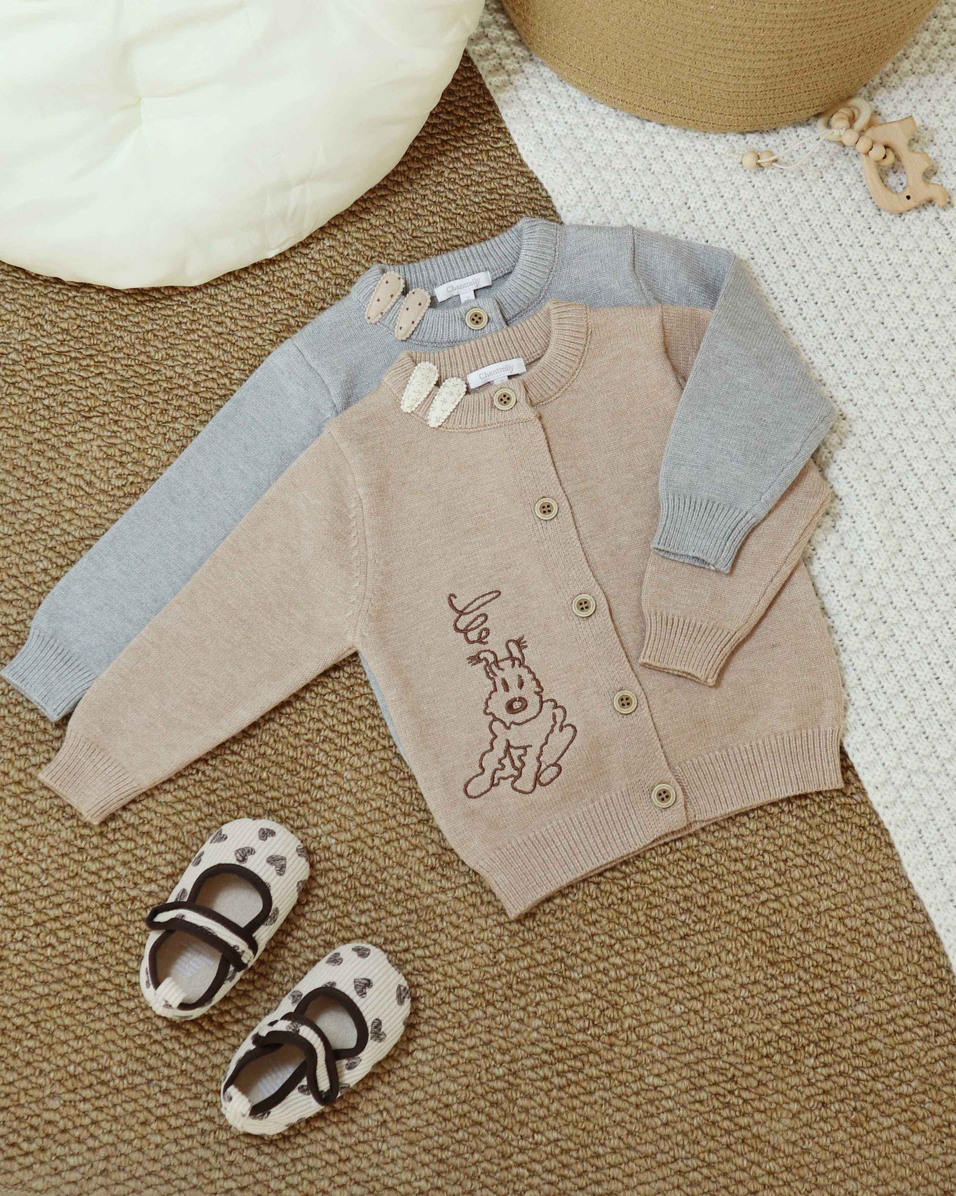 Puppy Knit Cardigan