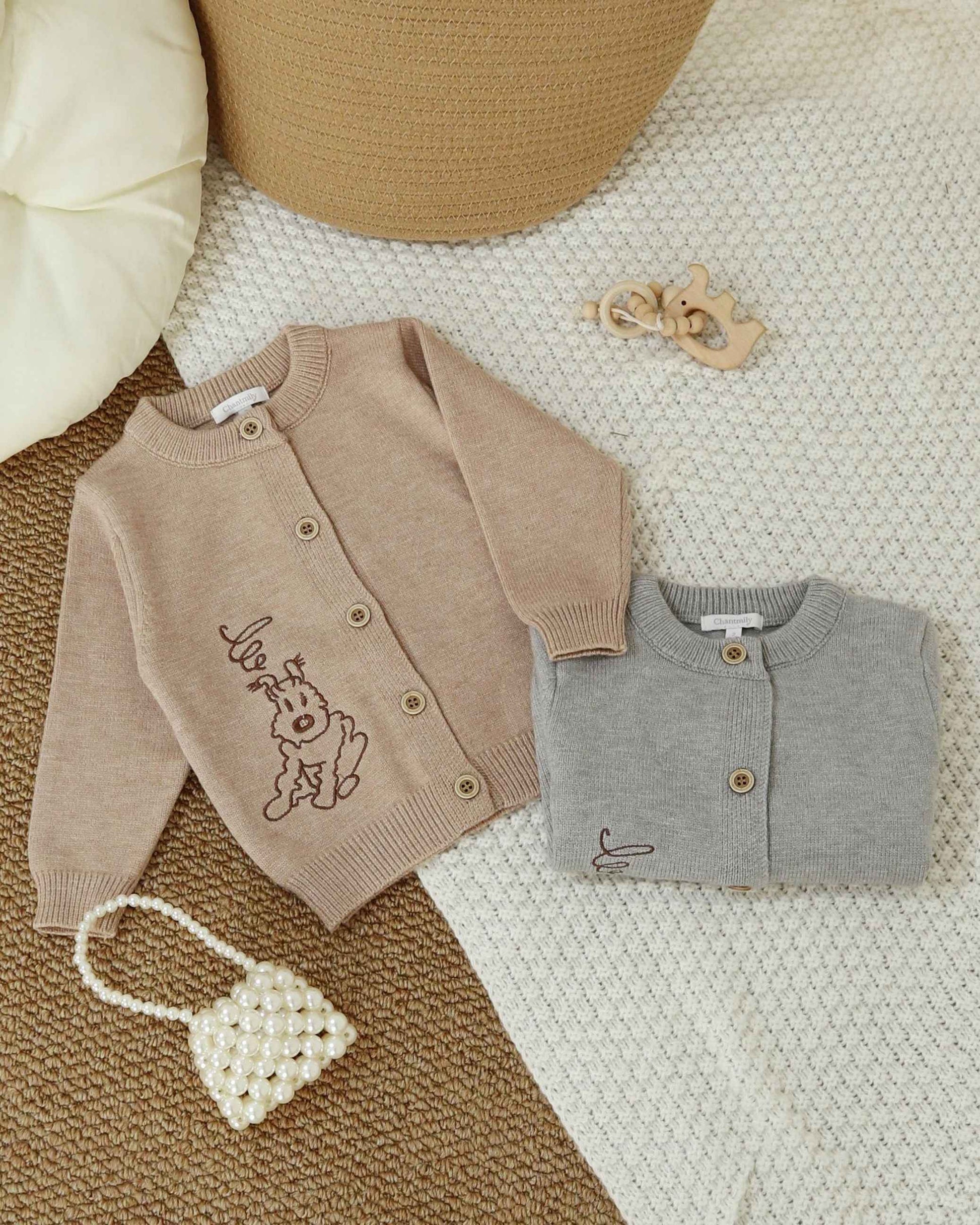 Puppy Knit Cardigan