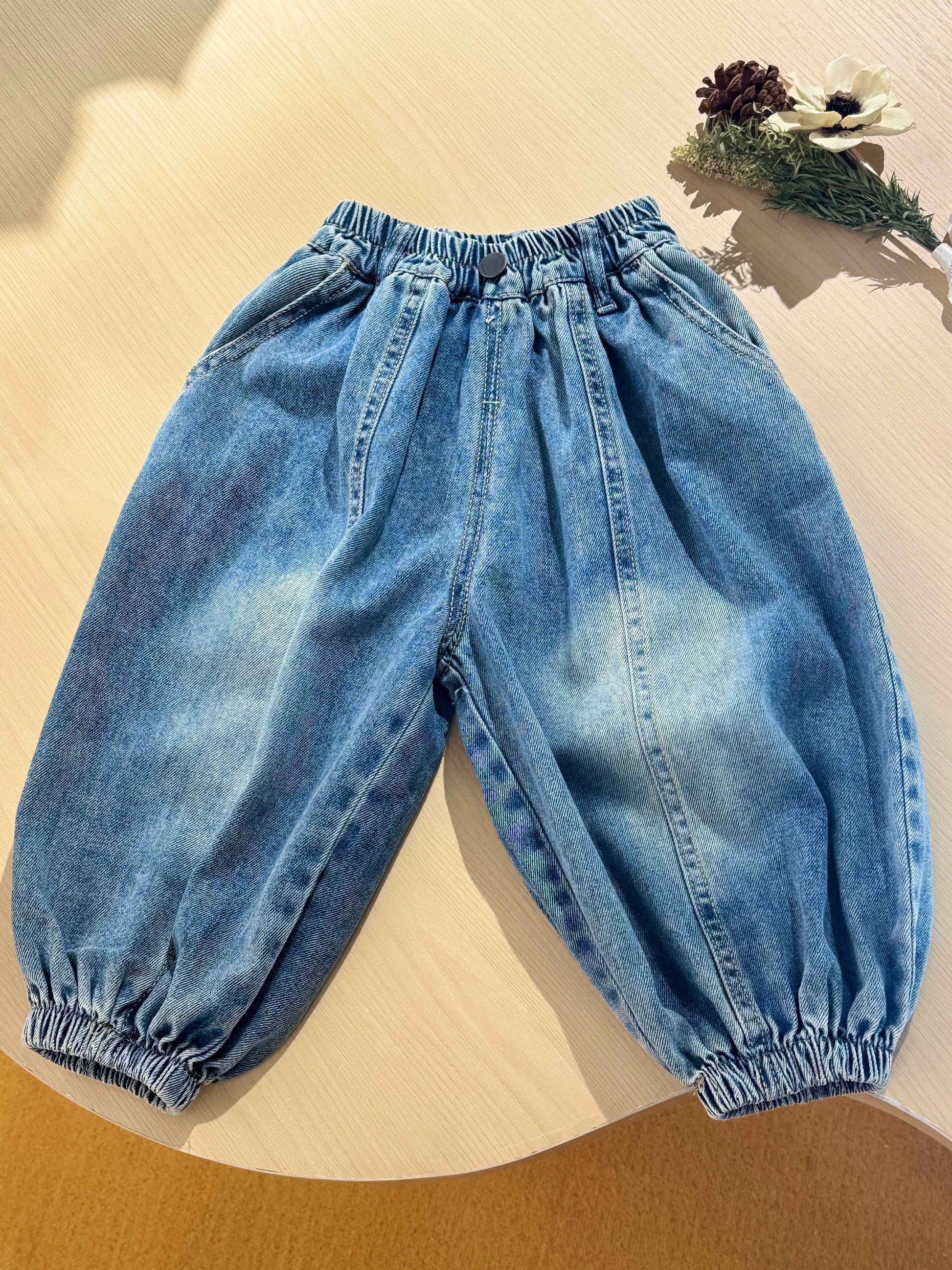 Jogger Jean Washed Blue