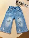 Baggy Ripped Cotton Jean