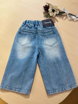 Baggy Ripped Cotton Jean
