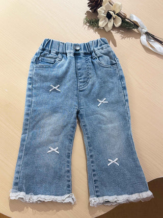 Dreamy Laced Flare Jean
