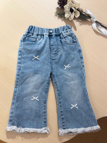 Dreamy Laced Flare Jean