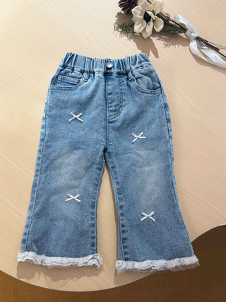 Dreamy Laced Flare Jean