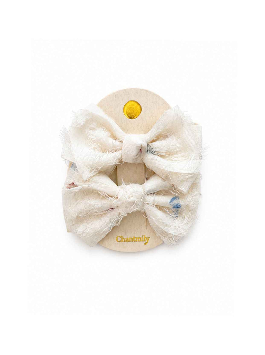 Polka Dot Bow Hair Clip