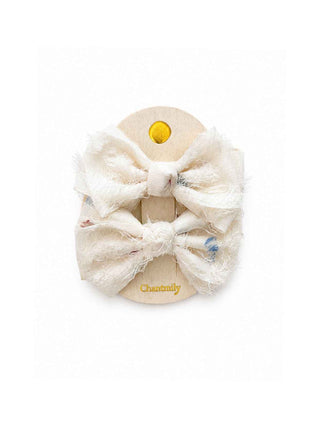 Polka Dot Bow Hair Clip