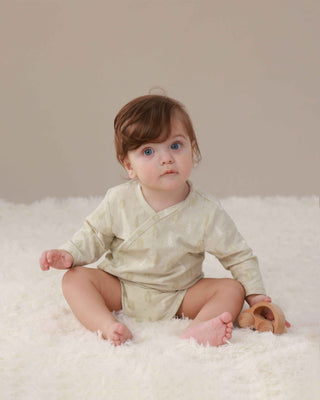 Little Breeze Forest Long Sleeve Wrap Bodysuit