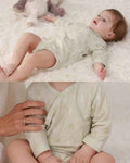 Little Breeze Forest Long Sleeve Wrap Bodysuit