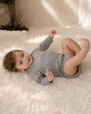 Pointelle Chantie Birdie Long Sleeve Bodysuit