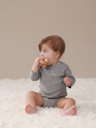 Pointelle Chantie Birdie Long Sleeve Bodysuit