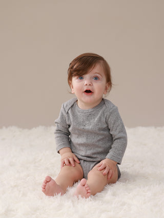 Pointelle Chantie Birdie Long Sleeve Bodysuit