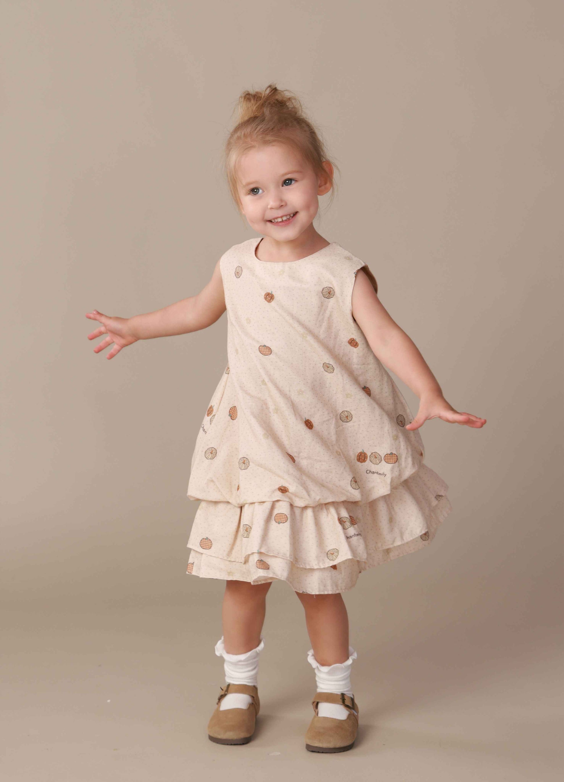 Pumpkin Tiered Dress