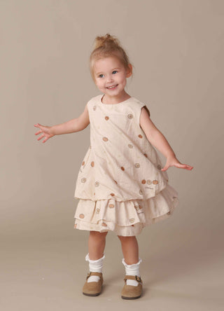 Pumpkin Tiered Dress
