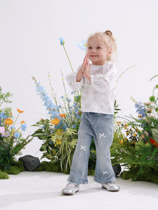 Twinkie Bow Flare Jean