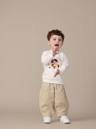 Autumn Puppy Cotton Sweatshirt