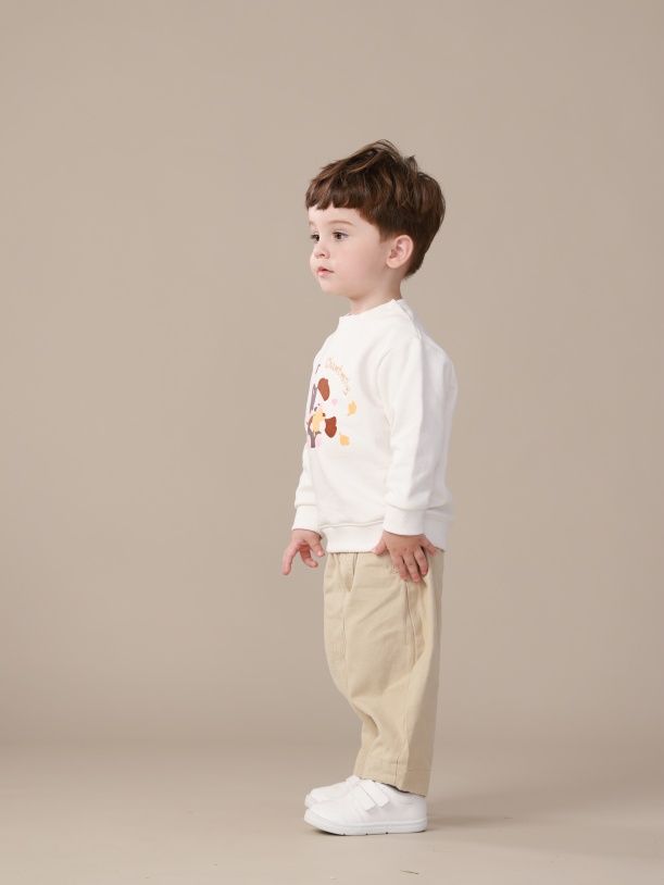Cotton Harem Chino in Khaki