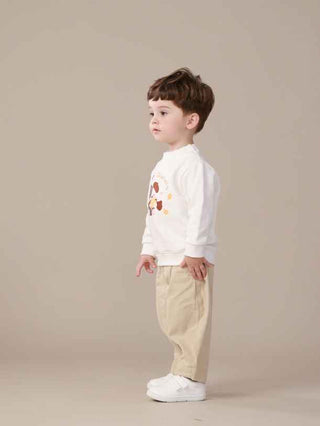 Autumn Puppy Cotton Sweatshirt