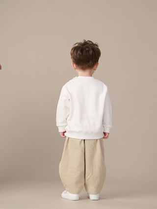 Cotton Harem Chino in Khaki