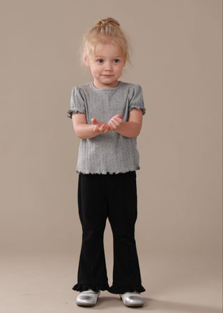Signature Flared Ruffle Stretchy Pant