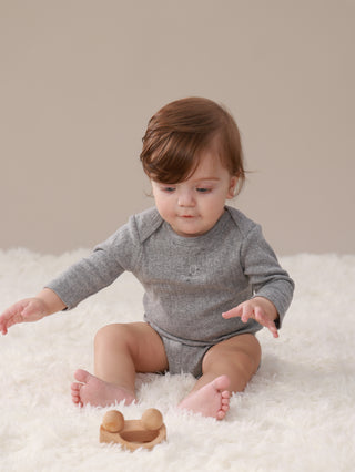 Pointelle Chantie Birdie Long Sleeve Bodysuit