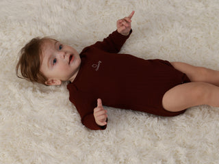 Pointelle Chantie Birdie Long Sleeve Bodysuit