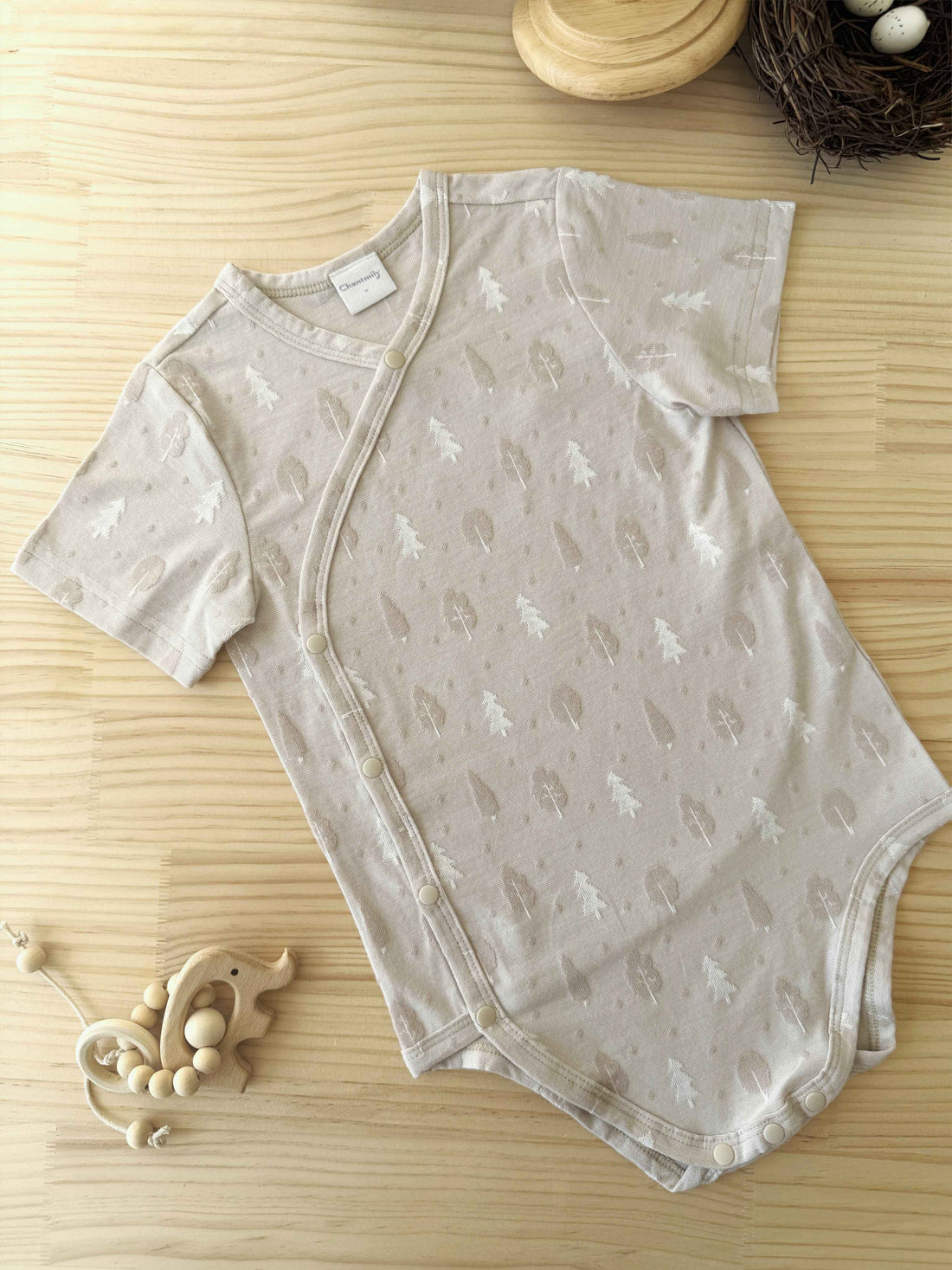 Little Breeze Forest Bodysuit in Khaki