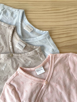Little Breeze Star Bodysuit in Pink