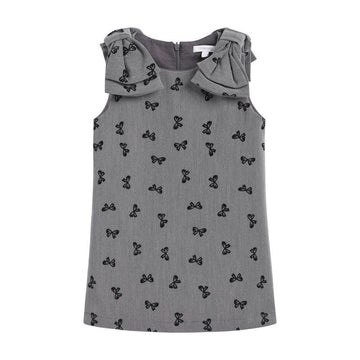 Butterfly Bow Black Dress