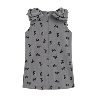 Butterfly Bow Black Dress