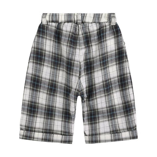 Cotton Plaid Banana Pant