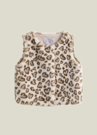Milky Roar Faux-fur Vest Coat