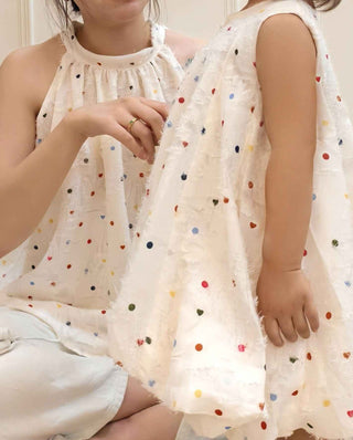 Polka Dot Sleeveless Top