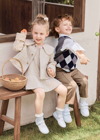 Little Boss Knit Vest Set