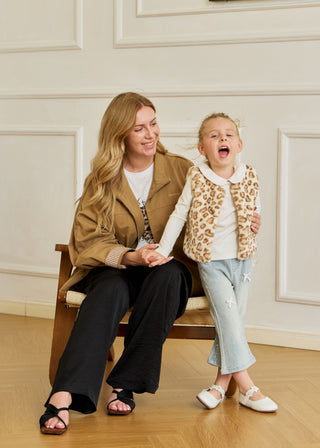 Milky Roar Faux-fur Vest Coat