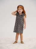 Butterfly Bow Black Dress