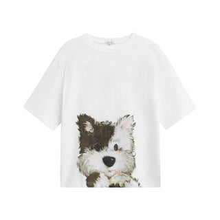Dog Pattern Box Fix T-shirt