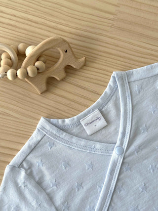 Little Breeze Star Bodysuit in Blue