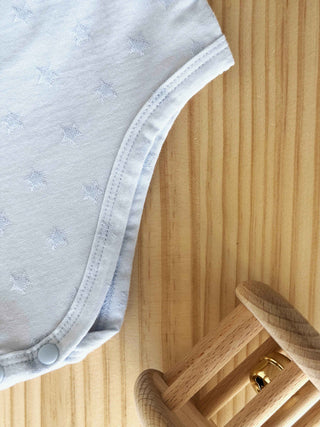 Little Breeze Star Bodysuit in Blue - Chantmily